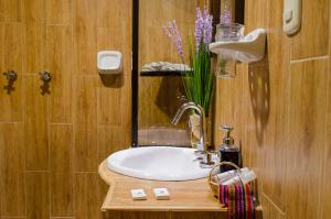 A bathroom at Cusco Bed and Breakfast