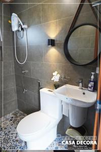 Koupelna v ubytování Casa Decora