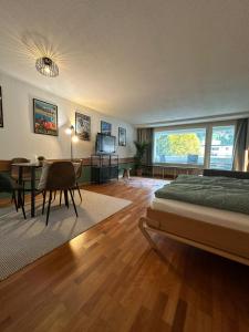 Χώρος καθιστικού στο Alpine Hideaway - Cozy Mountainview Studio, Free Parking, Ski, Engelberg, Luzern +12 φωτογραφίες