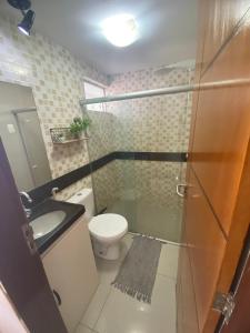 Koupelna v ubytování Flat Perfeito - Praia dos Carneiros