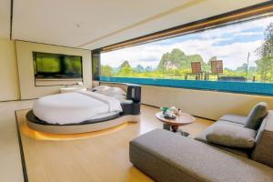 Et opholdsområde på 桂林阳朔良宿 LS Hotel Liangsu Yangshuo