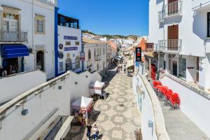 an overhead view of a city street with buildings at BnB Homes Coastal Pearl Apartment with 2 Pools near to Falesia Beach in Albufeira