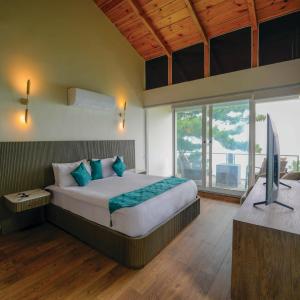 Postel nebo postele na pokoji v ubytování Blue Pine Mountain Homes