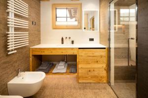 Koupelna v ubytování Chalet Silene