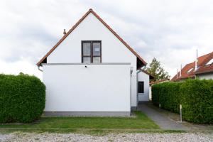 Bygningen som feriehuset ligger i