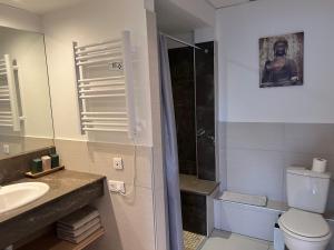 Koupelna v ubytování Hotel Résidence La Gioia