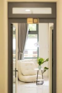 Posezení v ubytování Amy Hotel & Apartment