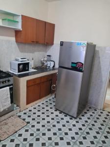 Kuchyň nebo kuchyňský kout v ubytování Dee Apartment