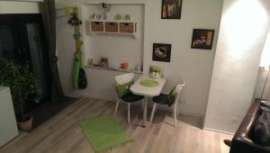 Χώρος καθιστικού στο Messe und Ferienwohnung +3 φωτογραφίες