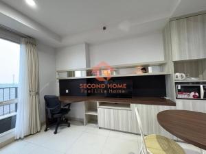 Kuchyň nebo kuchyňský kout v ubytování Cozy 1BR Azalea Apt Cikarang Pool & Gym