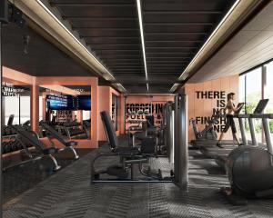 Γυμναστήριο ή/και όργανα γυμναστικής στο Hyatt Centric The Ring Chengdu