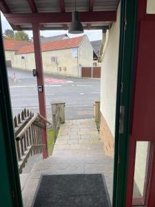 a view of a street from a door of a building at ME Apartments Würges 1 2 8 in Bad Camberg +6 photos