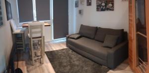 Χώρος καθιστικού στο Chalet