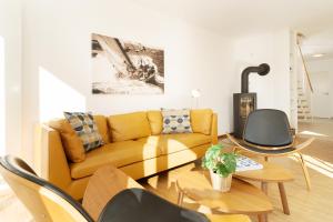 Posezení v ubytování Ferienhaus Haltermann