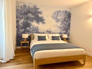 Postel nebo postele na pokoji v ubytování Cuneo Charme