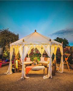 Taman di luar Jaisalmer Sand Dunes Luxury Camp And Resort By Royal Empire