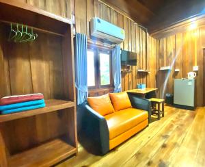 Posezení v ubytování Nadia Resort Kohjum