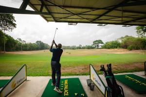 Instalaciones para jugar al golf en la casa vacacional