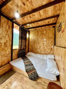 Postel nebo postele na pokoji v ubytování Chill Chill Mù Cang Chải homestay