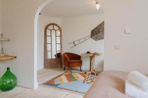 Ένα ή περισσότερα κρεβάτια σε δωμάτιο στο Cozy Hideaway Near the Heart of Antwerp