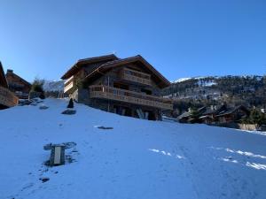 Nespecifikovaný výhled na hory nebo výhled na hory při pohledu z chaty