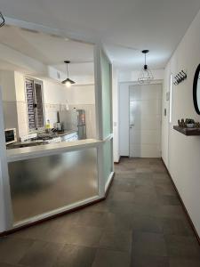 Kuchyň nebo kuchyňský kout v ubytování Satori Apart