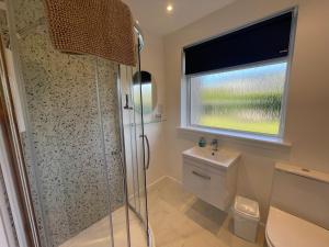 een badkamer met douche, toilet en wastafel bij Nº Twenty Spottiswoode in St Andrews +28 foto's