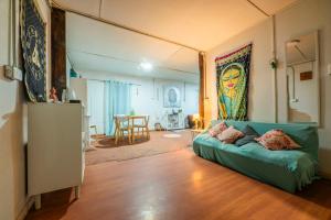 Χώρος καθιστικού στο Luna Atacama