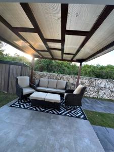 Un lugar para sentarse en Lujosa villa 2 fotos más