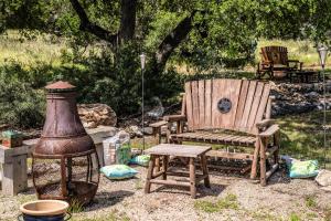 Zahrada ubytování Century Oak House - Casita B