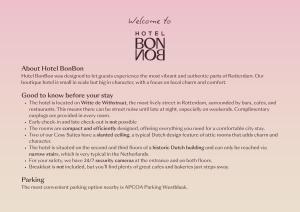 Fotografie z fotogalerie ubytování Hotel BonBon v Rotterdamu