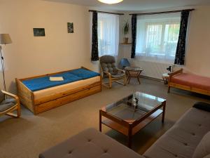 Ένα ή περισσότερα κρεβάτια σε δωμάτιο στο VegZion - vegan B&B