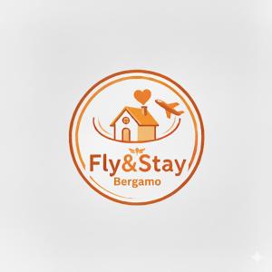 a logo for a fly stay barcelona at Fly&Stay Bergamo Airport in Zanica