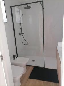 Koupelna v ubytování Casa Aurora