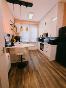Η κουζίνα ή μικρή κουζίνα στο Newly Renovated West End Apartment
