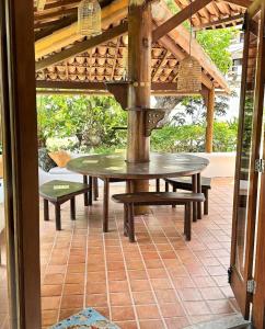 Αίθριο ή υπαίθριος χώρος στο Casa Marrocos Arraial d'Ajuda