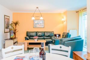 Χώρος καθιστικού στο Haus Boddenkieker 6 Fewo Nr 1