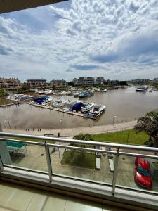a view of a marina with boats in the water at CONDOMINIOS DE BAHIA GRANDE NORDELTA!! Tigre in Tigre