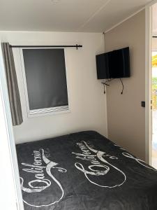 TV a/nebo společenská místnost v ubytování Mobil Home de luxe 6 pers