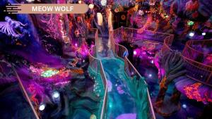 a view of a ride at a theme park with lights at Mini Golf • Fire Pit • Hot Tub | Game House for 14 in Arvada