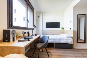 Μια τηλεόραση ή/και κέντρο ψυχαγωγίας στο Residencia Universitaria micampus Murcia