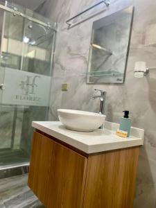 Koupelna v ubytování Hotel Florez Boutique