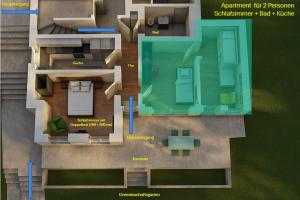 The floor plan of LLAPARTMENTS Stuttgart Nord
