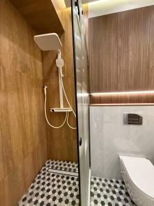 Koupelna v ubytování Аренда квартиры #11 NRG U-Tower Rent an apartment + 33 fotografií