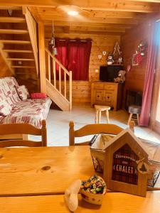 Χώρος καθιστικού στο Chalet Anould +15 φωτογραφίες