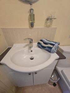 Koupelna v ubytování Twin room