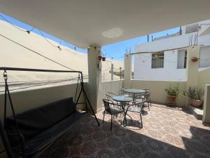 Balkón nebo terasa v ubytování Hospedaje Mayo Huacachina