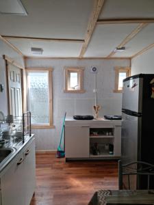 Η κουζίνα ή μικρή κουζίνα στο Hostal Origen Patagonia