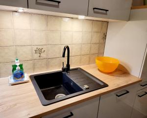 Nhà bếp/bếp nhỏ tại Mountain-top with garden parking on site free