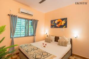 Postel nebo postele na pokoji v ubytování EKOSTAY - Fern Wood Villa + 16 fotografií